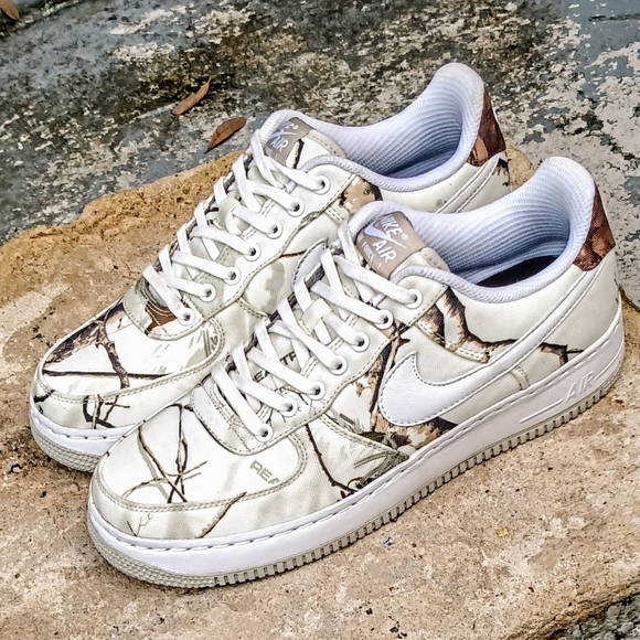 SOLD!!!NWOB. RARE Nike AF1 x Realtree "Snow Camo" sneakers - Picture 8 of 14